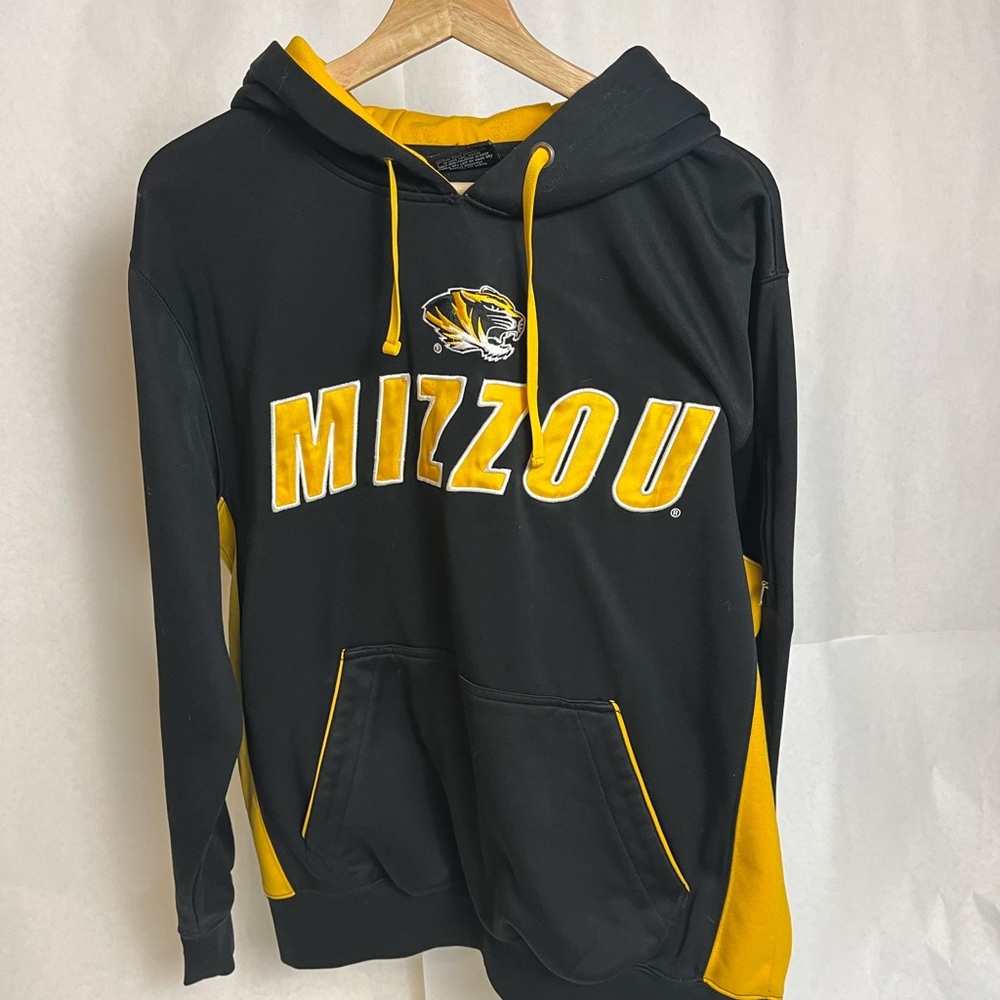 Mizzou Official Patch Embroidered Hoodie